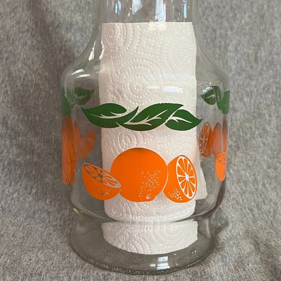 Anchor Hocking Glass Orange Juice Carafe Pitcher - Picture 2 of 11